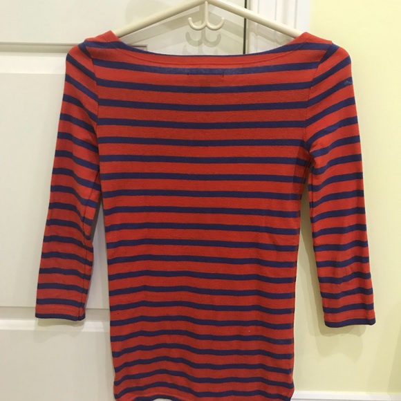 AEO sleeve striped boatneck tee - Picture 3 of 3
